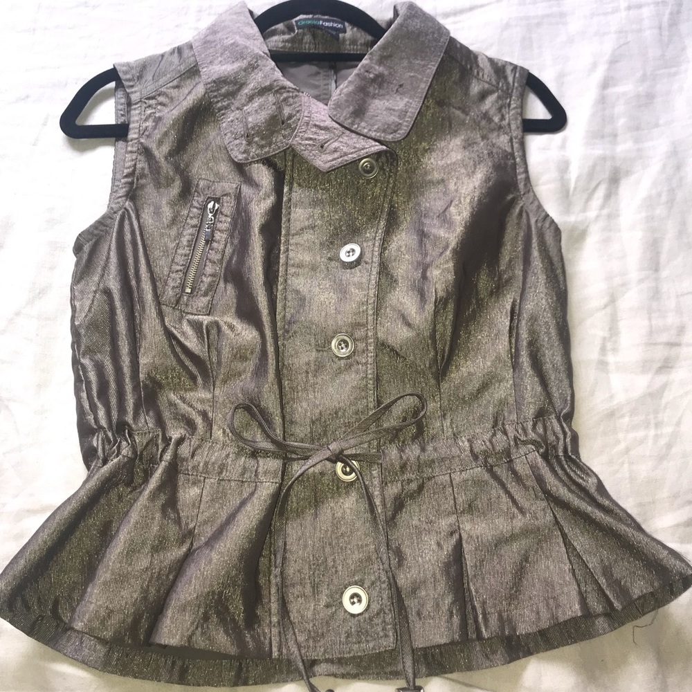Garcia Fashion shimmery Gold vest
